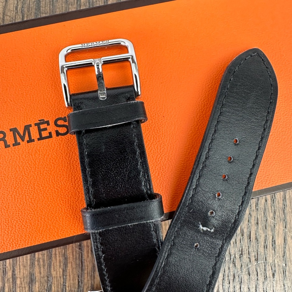 Apple Watch with Tan Band and Orange Box - Picture 9 of 10